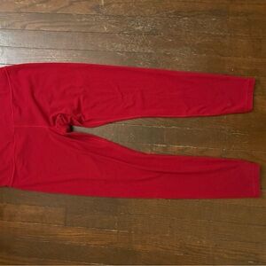 Athleta Vibrant Red Leggings
